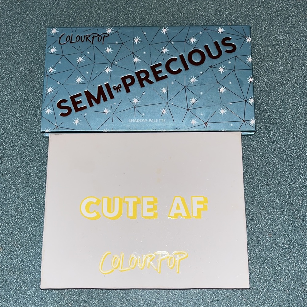 Two Colourpop Eyeshadow Pallets